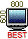 R&eacute;solution conseill&eacute;e 800X600 16 Bits