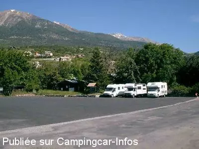 aire camping aire parking de la base de loisirs