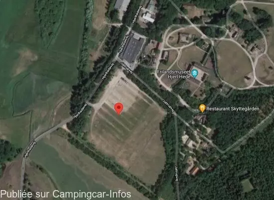 aire camping aire parking du musee hjerlhede