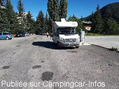 aire camping aire saint chaffrey