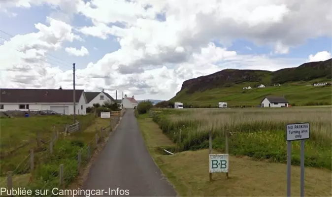 aire camping aire uig isle of skye